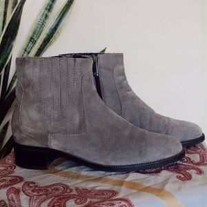Aquatalia suede booties